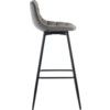 QUILT BARSTOOL GREY thumbnail-2