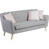 SKANDI 3 SEATER SOFA GREY thumbnail-1