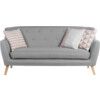 SKANDI 3 SEATER SOFA GREY thumbnail-3