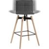 SPIN BARSTOOL GREY/LIGHT WOOD thumbnail-3