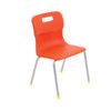 TITAN FOUR LEGGED CHAIR 350mm - ORANGE thumbnail-0