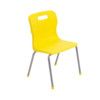 TITAN FOUR LEGGED CHAIR 350mm - YELLOW thumbnail-0