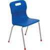 TITAN FOUR LEGGED CHAIR 380mm - BLUE thumbnail-0