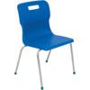 TITAN FOUR LEGGED CHAIR 430mm - BLUE thumbnail-0