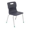 TITAN FOUR LEGGED CHAIR 430mm - CHARCOAL thumbnail-0