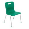 TITAN FOUR LEGGED CHAIR 430mm - GREEN thumbnail-0