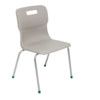 TITAN FOUR LEGGED CHAIR 430mm - GREY thumbnail-0