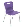 TITAN FOUR LEGGED CHAIR 430mm - PURPLE thumbnail-0