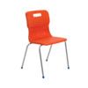 TITAN FOUR LEGGED CHAIR 460mm - ORANGE thumbnail-0