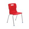 TITAN FOUR LEGGED CHAIR 460mm - RED thumbnail-0