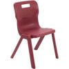 TITAN ONE-PIECE CHAIR 430mm - BURGUNDY thumbnail-0