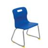 TITAN SKID BASE CHAIR 350mm - BLUE thumbnail-0