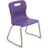 TITAN SKID BASE CHAIR 350mm - PURPLE thumbnail-0