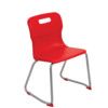 TITAN SKID BASE CHAIR 380mm - RED thumbnail-0