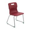 TITAN SKID BASE CHAIR 430mm - BURGUNDY thumbnail-0