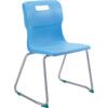 TITAN SKID BASE CHAIR 430mm - SKY BLUE thumbnail-0