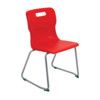 TITAN SKID BASE CHAIR 430mm - RED thumbnail-0