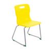 TITAN SKID BASE CHAIR 430mm - YELLOW thumbnail-0