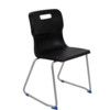 TITAN SKID BASE CHAIR 460mm - BLACK thumbnail-0