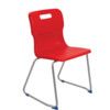 TITAN SKID BASE CHAIR 460mm - RED thumbnail-0