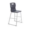 TITAN HIGH CHAIR 685mm - BLACK thumbnail-0