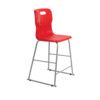 TITAN HIGH CHAIR 610mm - RED thumbnail-0