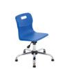 TITAN SENIOR SWIVEL CHAIR 11+ YEARS WITH GLIDES - BLUE thumbnail-0