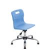 TITAN SENIOR SWIVEL CHAIR 11+ YEARS WITH GLIDES - SKY BLUE thumbnail-0