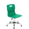 TITAN SENIOR SWIVEL CHAIR 11+ YEARS WITH GLIDES - GREEN thumbnail-0