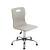 TITAN SENIOR SWIVEL CHAIR 11+ YEARS WITH GLIDES - GREY thumbnail-0