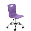 TITAN SENIOR SWIVEL CHAIR 11+ YEARS WITH CASTORS - PURPLE thumbnail-0