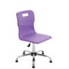 TITAN SENIOR SWIVEL CHAIR 11+ YEARS WITH GLIDES - PURPLE thumbnail-0