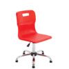 TITAN SENIOR SWIVEL CHAIR 11+ YEARS WITH GLIDES - RED thumbnail-0