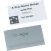 5 STAR NAME BADGE 54x90mm & PIN (PK-50) thumbnail-0