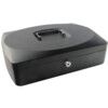 Cash Box, Keyed Lock, Black, Metal, 245 x 180 x 90mm thumbnail-0