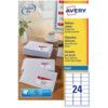 J8159-100 QUICKDRY INKJET LABEL 24TV WHT (PK-100) thumbnail-0