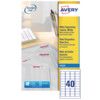 J8654-25 MINI INKJET LABELS 40TVWHT (PK-25) thumbnail-0