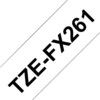 BROTHER TZE-FX261 36mmx8M BLACK ON WHITE TAPE thumbnail-0