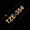 Gold on Black Labelling Tape, 24mm x 8M, TZe-354 thumbnail-0