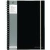 SBJPOLYA4 JOTTA NOTEBOOK A4 W/B FEINT RULED MARGIN BLK thumbnail-0