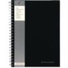 SBWRULA4 NOTEBOOK A4 W/B H/BACK FEINT RULED MARGIN BLK (PK-5) thumbnail-0