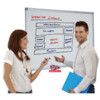 DRYWIPE MAGNETIC WHITEBOARD C/W PEN TRAY & ALUM TRIM 1800MMX1200MM thumbnail-0