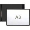 ADHESIVE DOCUMENT POCKETS A3 LANDSCAPE BLACK (PK-3) thumbnail-0