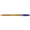 Cristal Series, Ballpoint Pen, Blue, Fine Tip Size, 0.35mm Line Width, Pack of 50 thumbnail-0