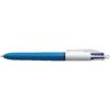 4-Colour Series, Ballpoint Pen, Assorted Colours, Medium Tip Size, 0.4mm Line Width, Pack of 12 thumbnail-0