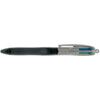 4-Colour Grip, Ballpoint Pen, Assorted, Retractable, Medium, 0.4mm Line Width, Non-Refillable, 12 Pack thumbnail-0