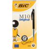 Clic Series, Ballpoint Pen, Black, Medium Tip Size, 1mm Line Width, Pack of 50 thumbnail-1