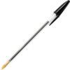 Cristal Series, Ballpoint Pen, Black, Fine Tip Size, 1mm Line Width, Pack of 50 thumbnail-0