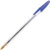 Cristal Series, Ballpoint Pen, Blue, Fine Tip Size, 1mm Line Width, Pack of 50 thumbnail-0