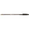 Cristal Series, Ballpoint Pen, Black, Fine Tip Size, 0.4mm Line Width, Pack of 100 thumbnail-0